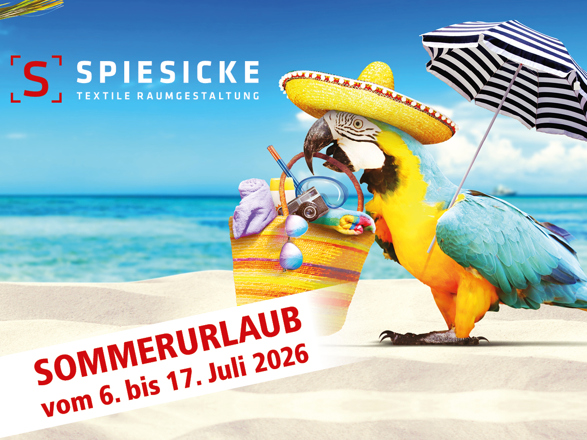 Liebe Kunden, wir sind vom 6. bis 17. Juli im Sommerurlaub! Bild: Ein Papagei am Strand